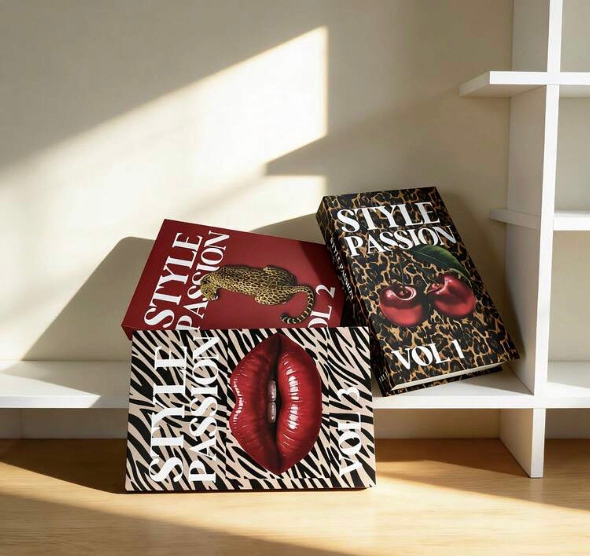 Style passion set - 3 fake decorative books