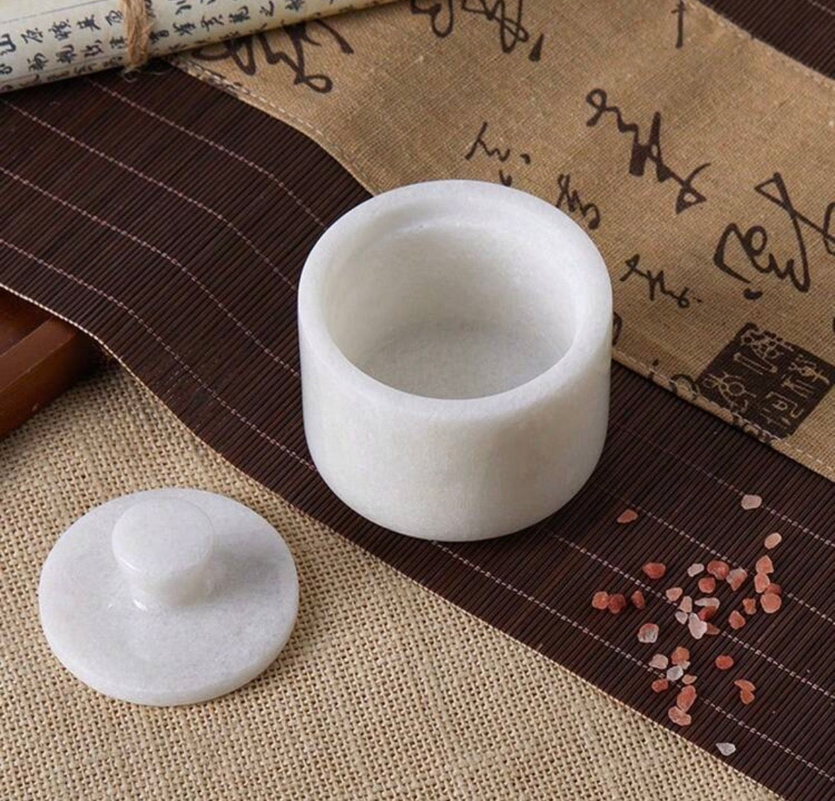 The Artisanal Marble Salt & pepper cellar