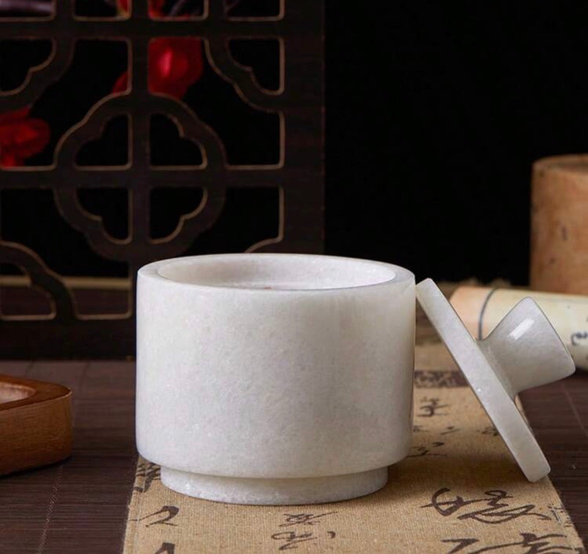 The Artisanal Marble Salt & pepper cellar