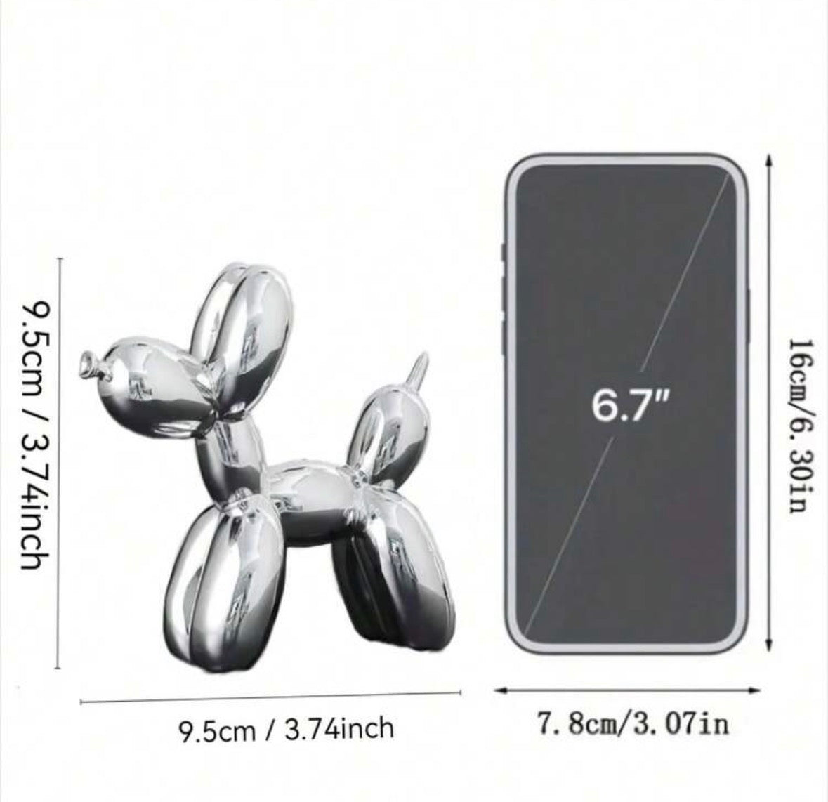 Mirror-Finish Balloon Puppy