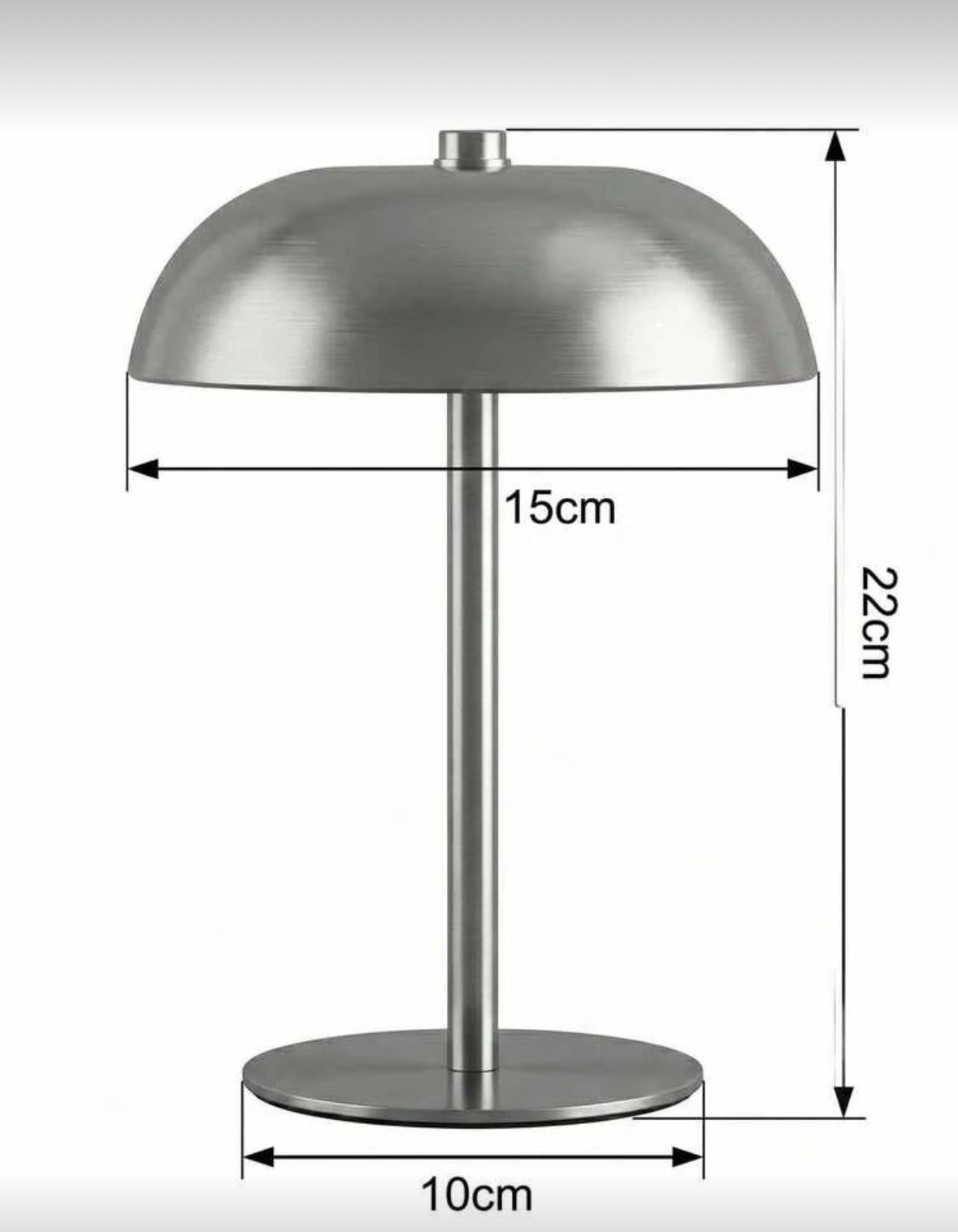 The Halo Cordless Mushroom Lamp