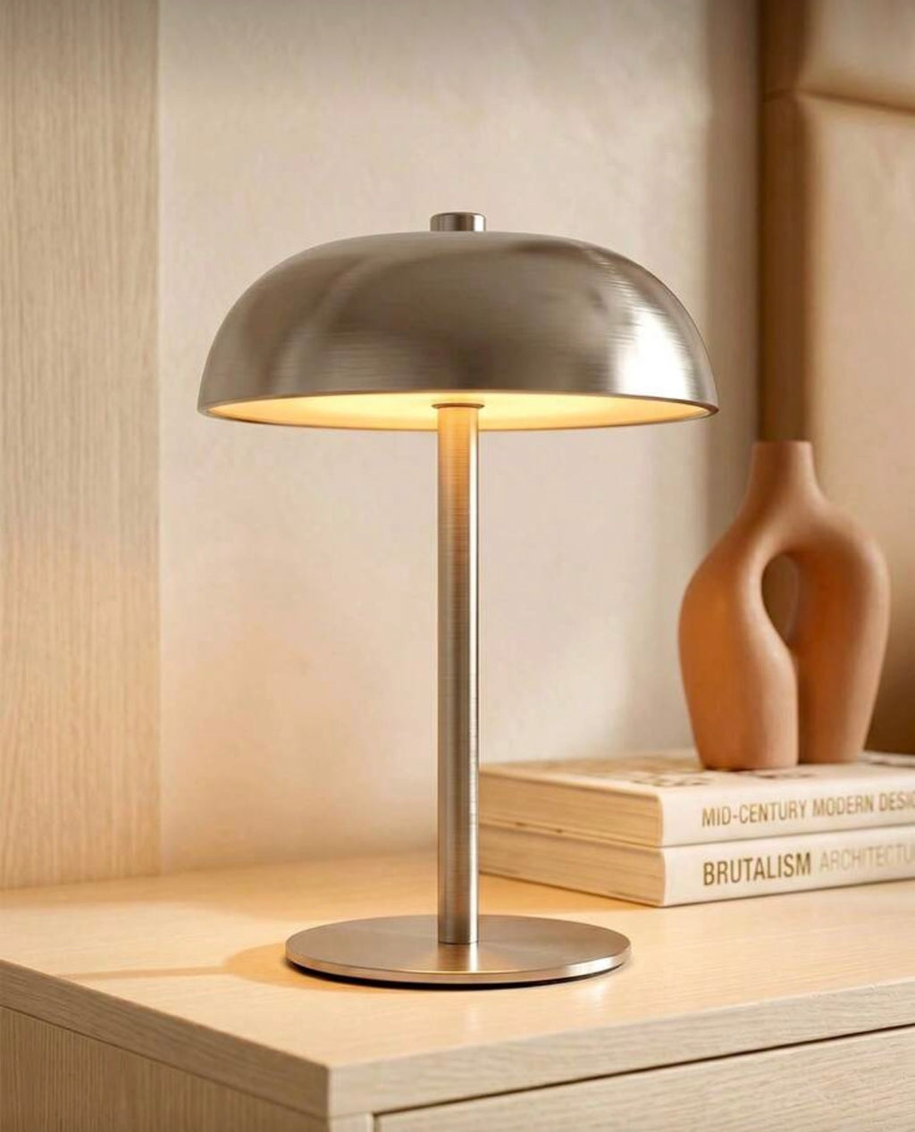 The Halo Cordless Mushroom Lamp