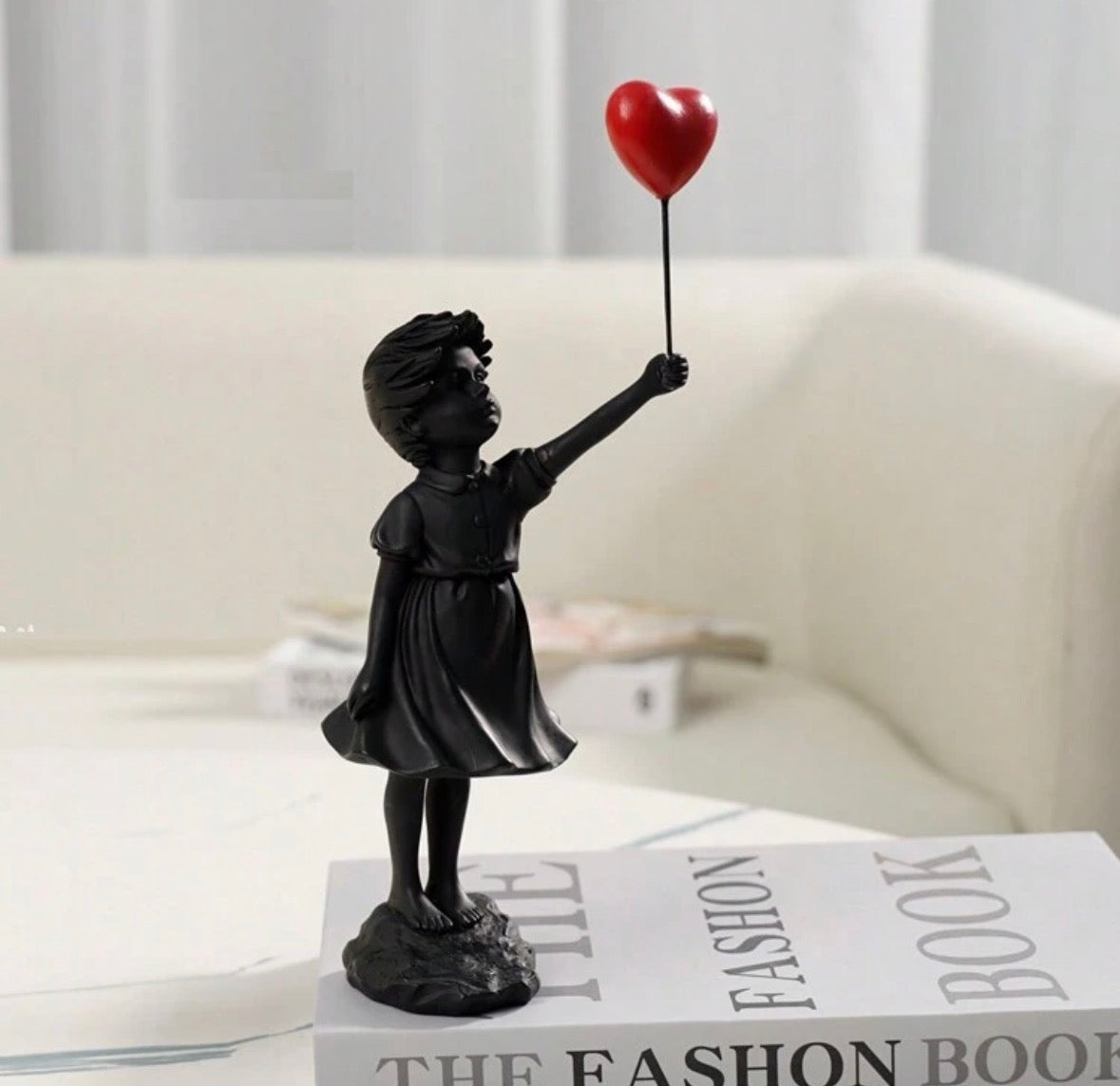 The Banksy-Inspired Balloon Girl Figurine