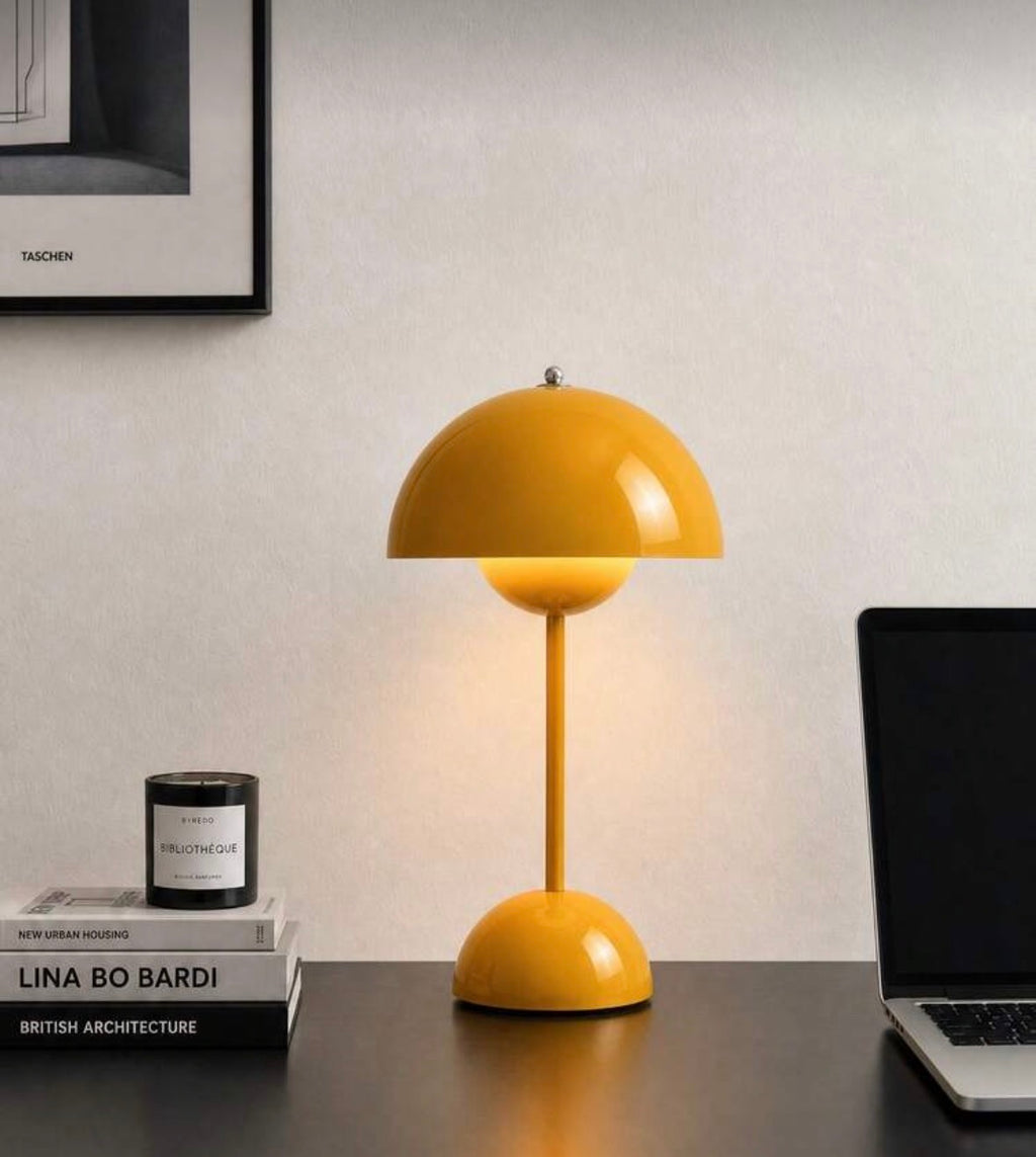 Yellow Mushroom lamp